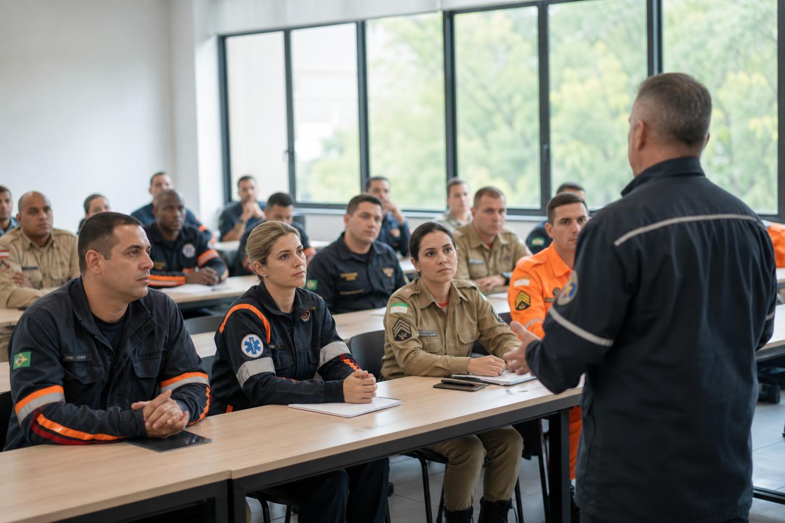 Treinamento de condutores de veículos de emergência