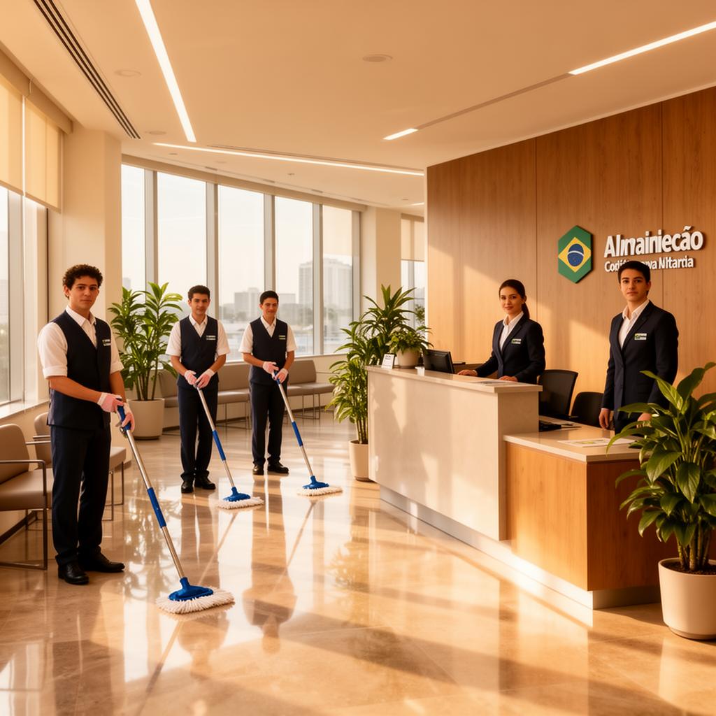 Equipe de Soft Facilities Innovatrix em ambiente corporativo