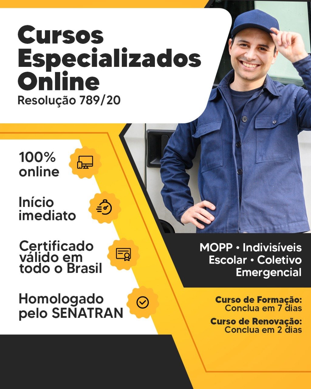 Arte com Todos os Cursos Especializados 2 SENATRAN