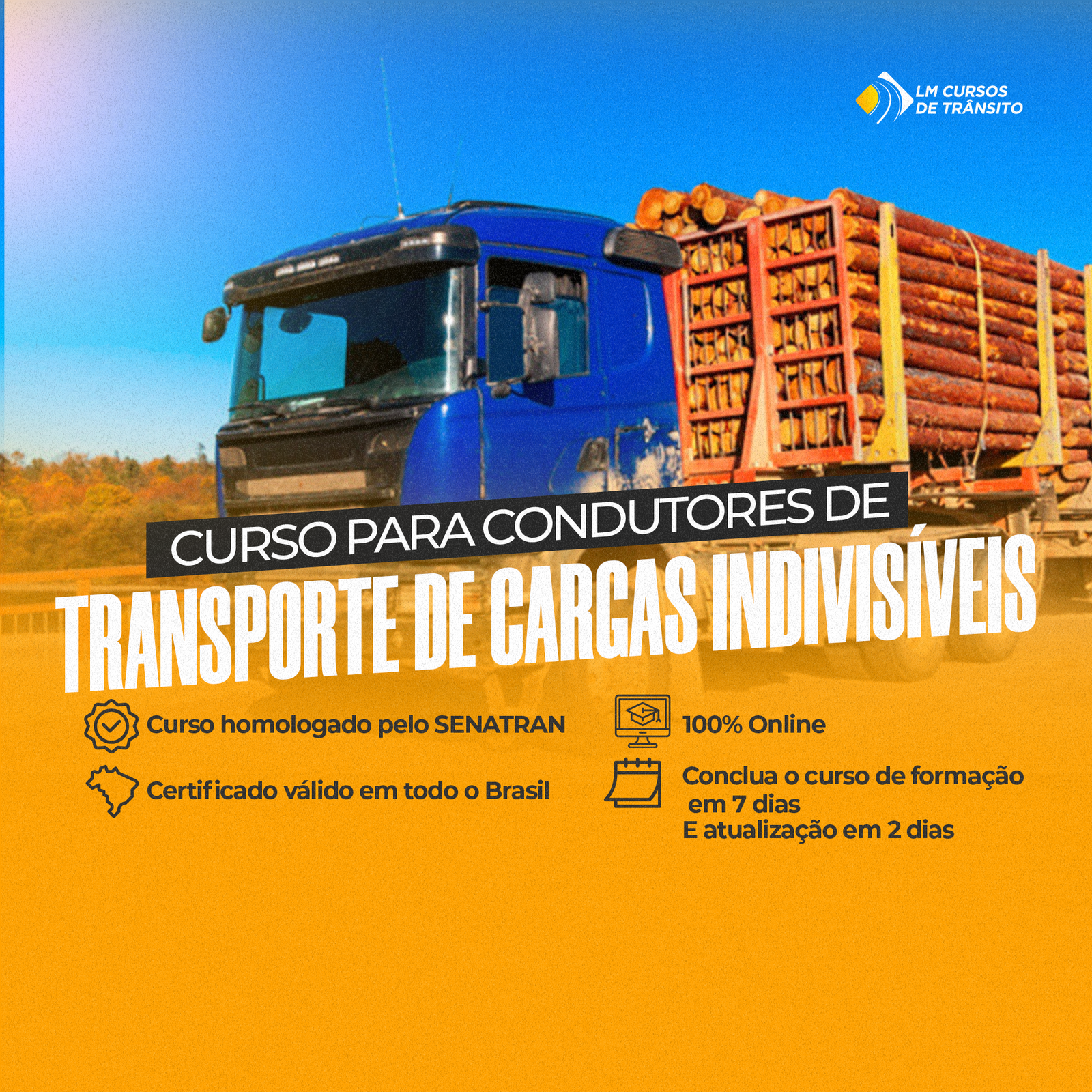 CURSO TRANSPORTE CARGAS INDIVISIVEIS