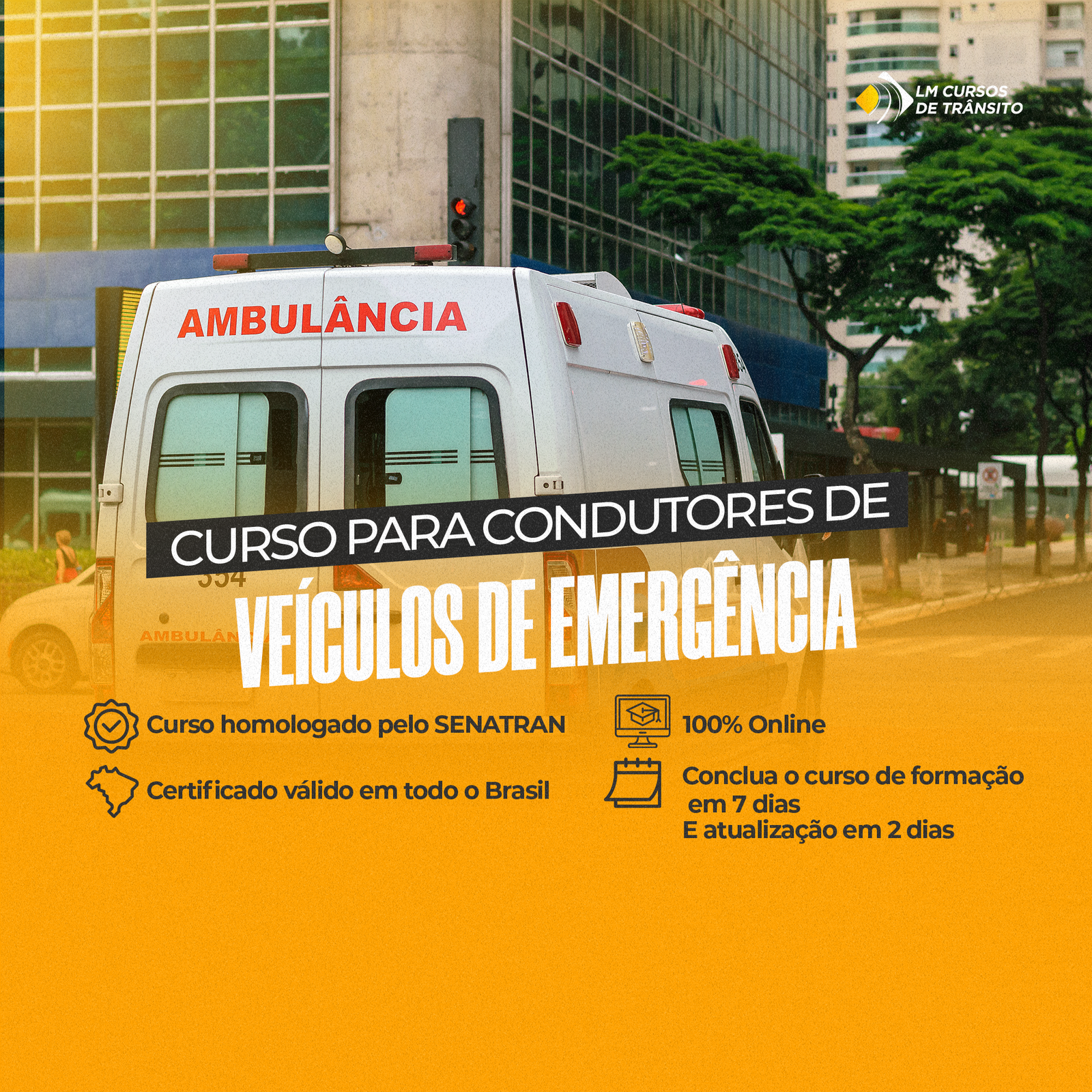 CURSO TRANSPORTE VEÍCULOS DE EMERGENCIA