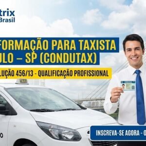 Curso de formação para Taxista do município de São Paulo - SP (CONDUTAX) - Lei 12.468/11 e Resolução 456/13