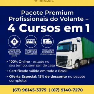 Pacote Premium Profissionais do Volante - 4 Cursos em 1