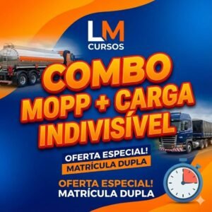 🚀 PACOTE ELITE DAS ESTRADAS: Combo MOPP + Carga Indivisível 100% Online