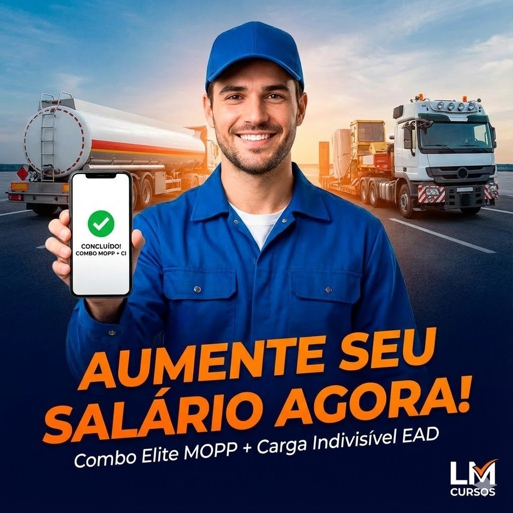 A Elite do Transporte: Por que Motoristas com MOPP e Carga Indivisível Ganham o Dobro (e Como se Tornar Um)